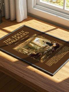 The Dolly Dialogues Minimalist Book Poster by Anthony Hope – image 4