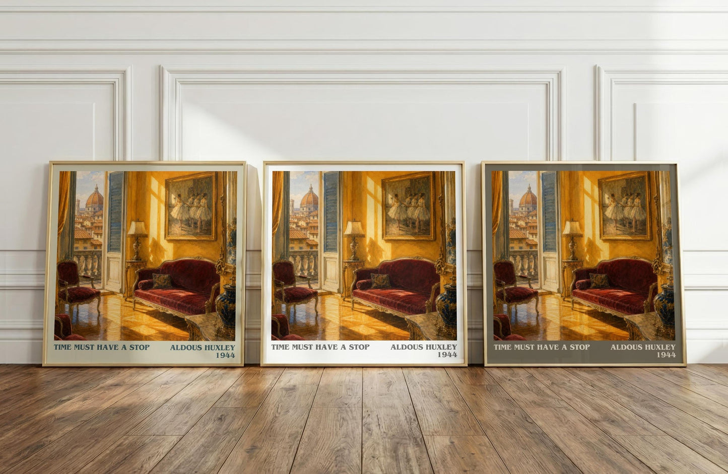 Time Must Have A Stop Literary Art Print by Aldous Huxley