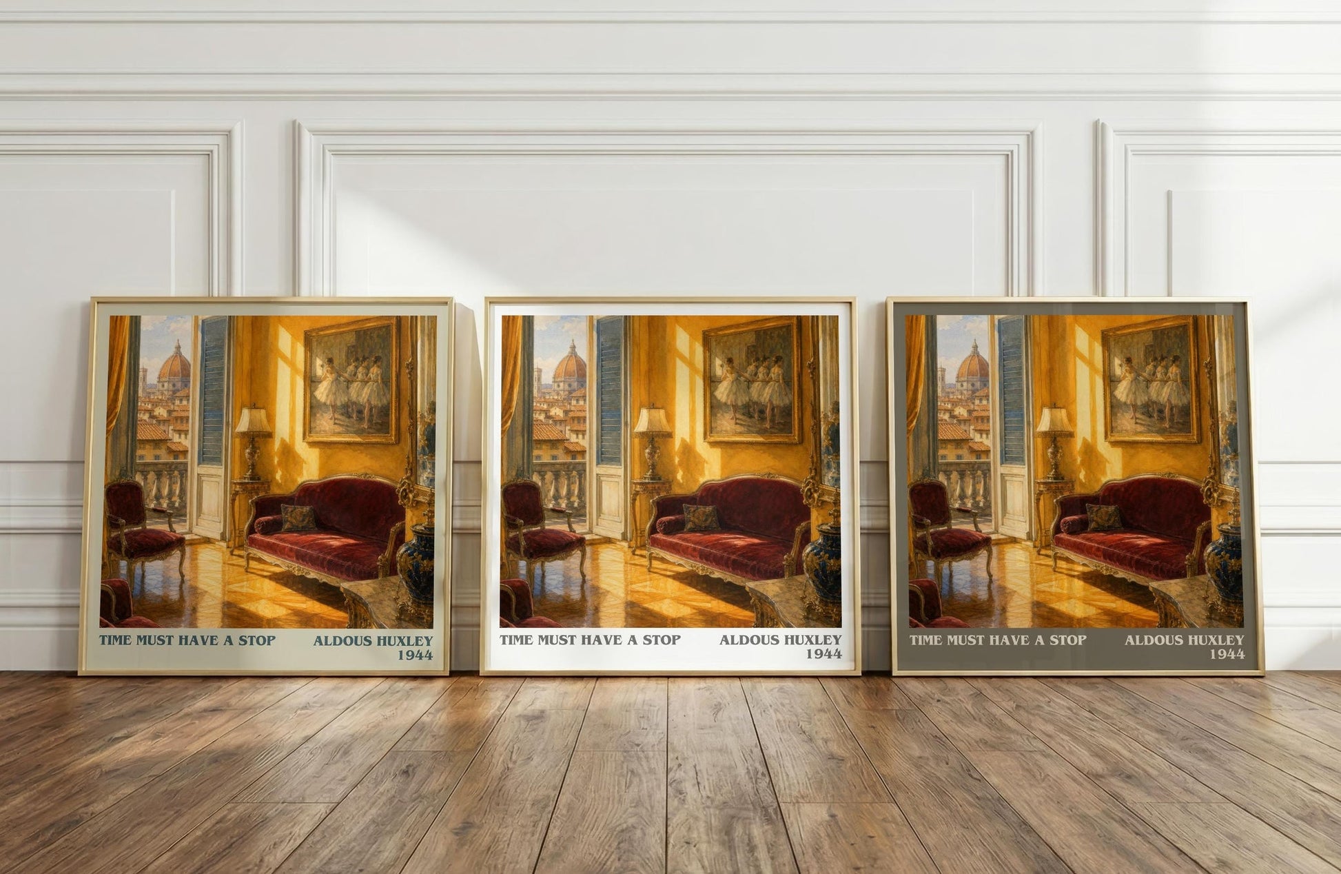 Time Must Have A Stop Literary Art Print by Aldous Huxley