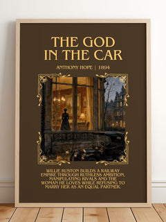 The God In The Car Minimalist Book Poster by Anthony Hope – image 2