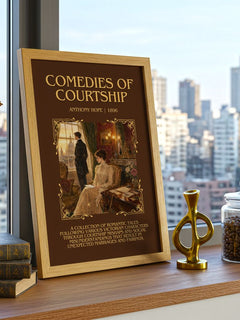Comedies Of Courtship Minimalist Book Poster by Anthony Hope – image 3