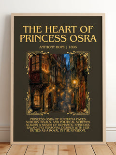The Heart Of Princess Osra Minimalist Book Poster by Anthony Hope – image 2
