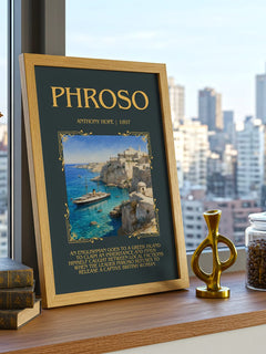 Phroso Minimalist Book Poster by Anthony Hope – image 3