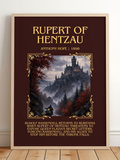 Rupert Of Hentzau Minimalist Book Poster by Anthony Hope – image 2