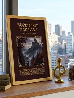 Rupert Of Hentzau Minimalist Book Poster by Anthony Hope – image 3