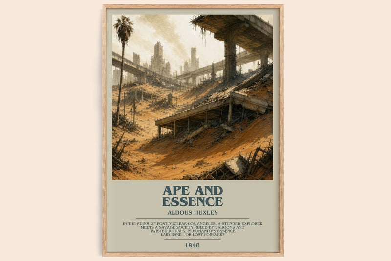 Ape And Essence Bookish Wall Art by Aldous Huxley