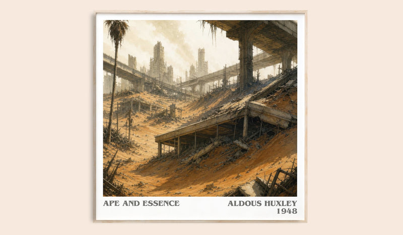 Ape And Essence Literary Art Print by Aldous Huxley