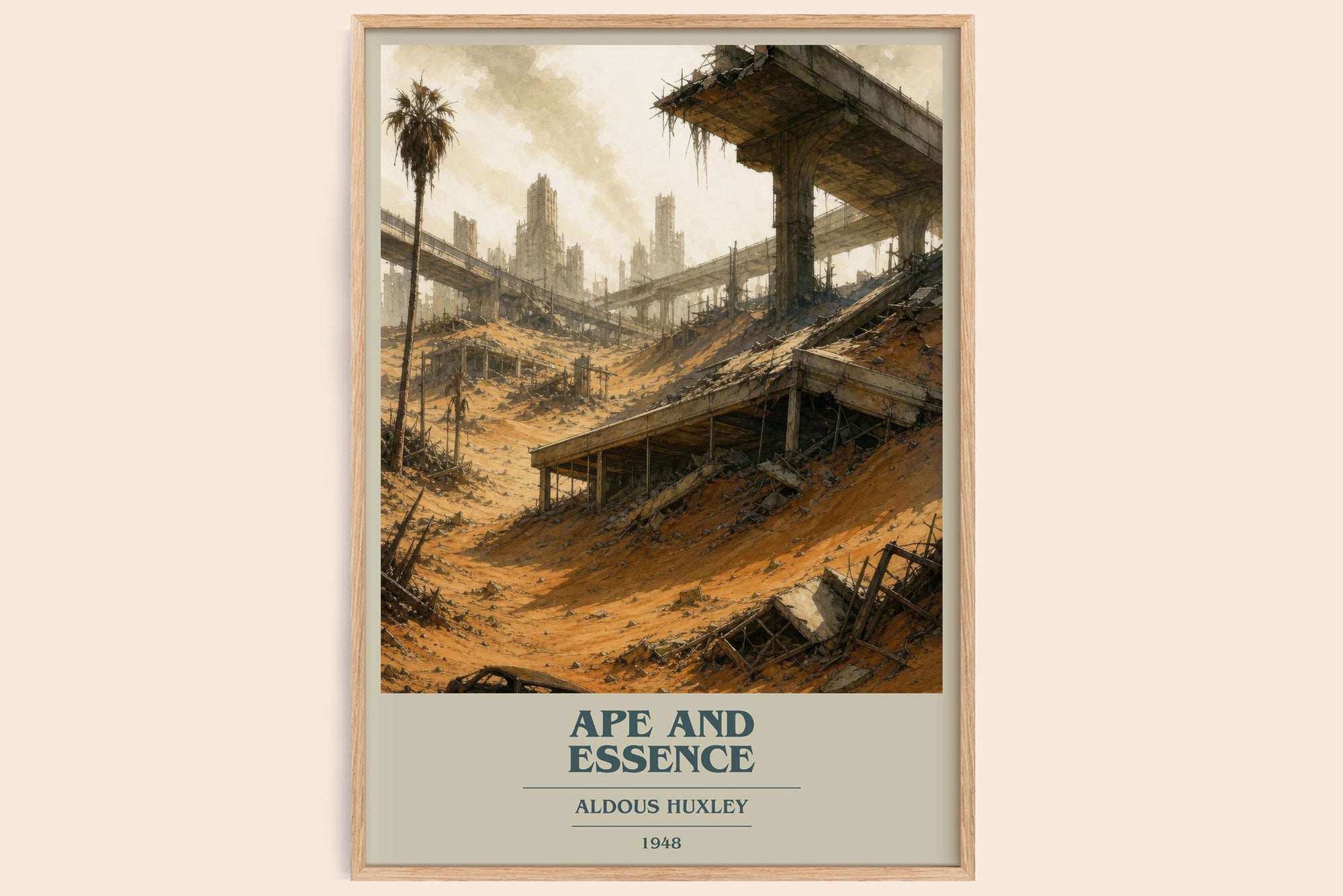 Ape And Essence Book Cover Poster by Aldous Huxley