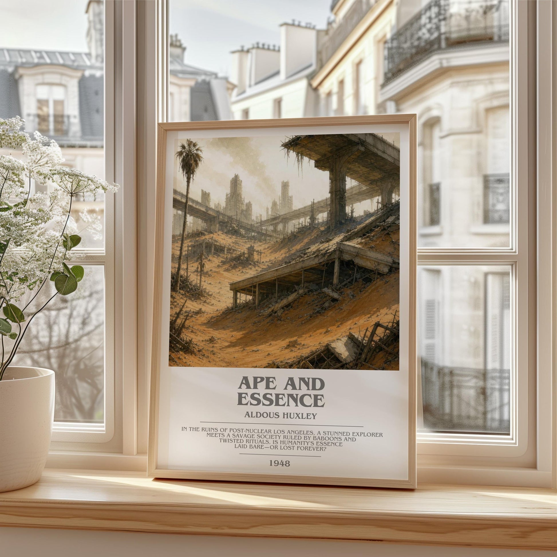 Ape And Essence Bookish Wall Art by Aldous Huxley