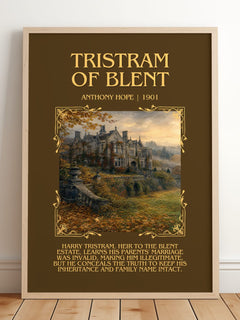 Tristram Of Blent Minimalist Book Poster by Anthony Hope – image 2