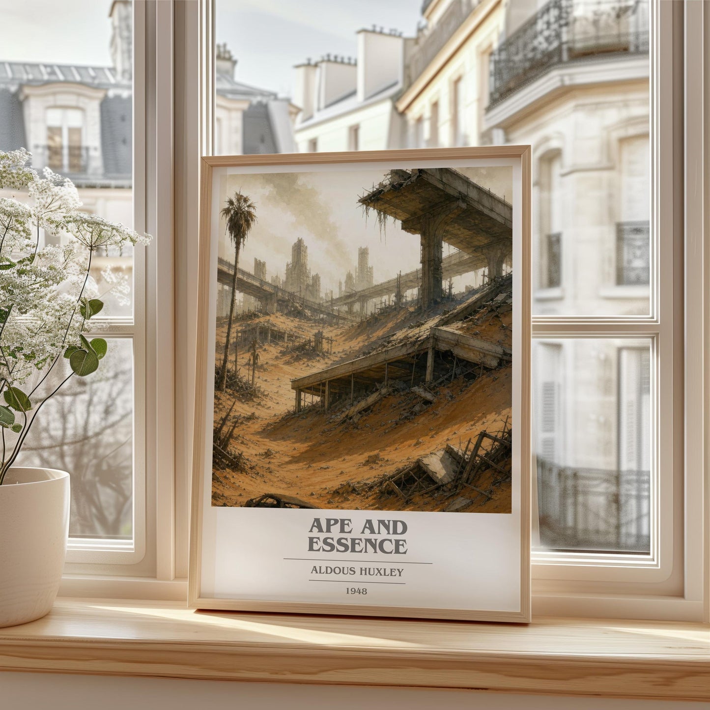 Ape And Essence Book Cover Poster by Aldous Huxley