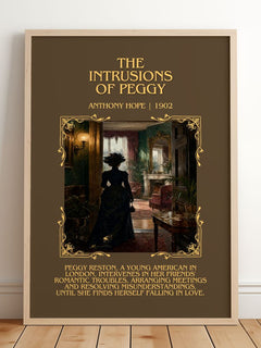 The Intrusions Of Peggy Minimalist Book Poster by Anthony Hope – image 2