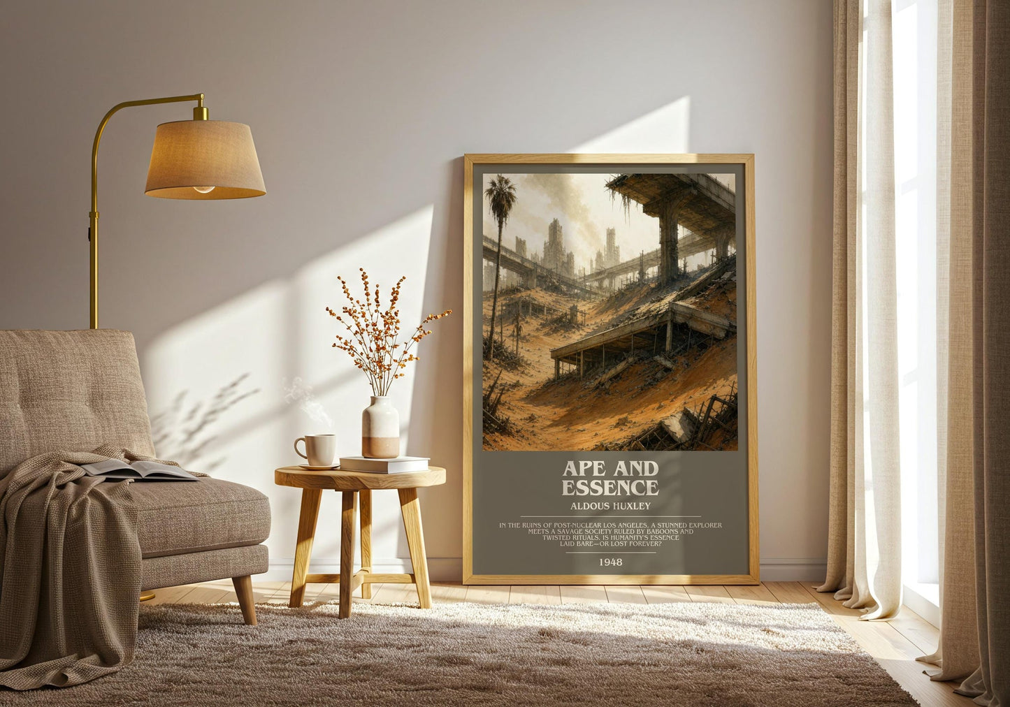 Ape And Essence Bookish Wall Art by Aldous Huxley