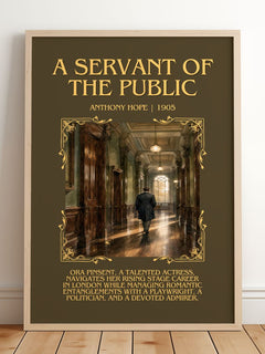 A Servant Of The Public Minimalist Book Poster by Anthony Hope – image 2