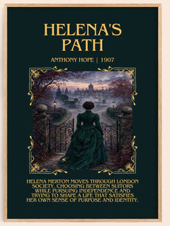 Helena'S Path Minimalist Book Poster by Anthony Hope – image 1
