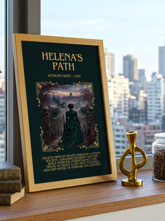 Helena'S Path Minimalist Book Poster by Anthony Hope – image 3