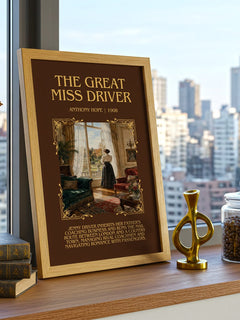 The Great Miss Driver Minimalist Book Poster by Anthony Hope – image 3