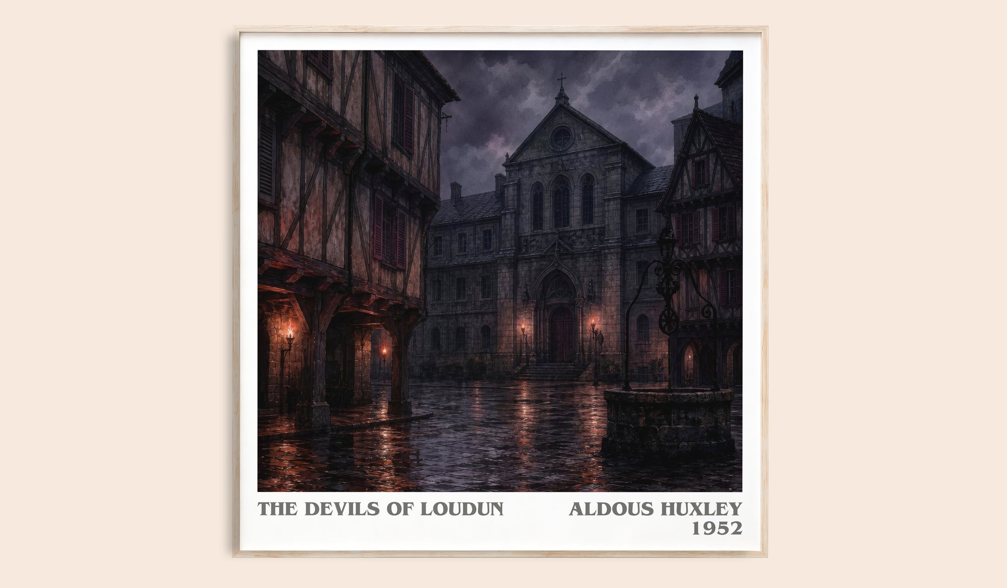 The Devils Of Loudun Literary Art Print by Aldous Huxley
