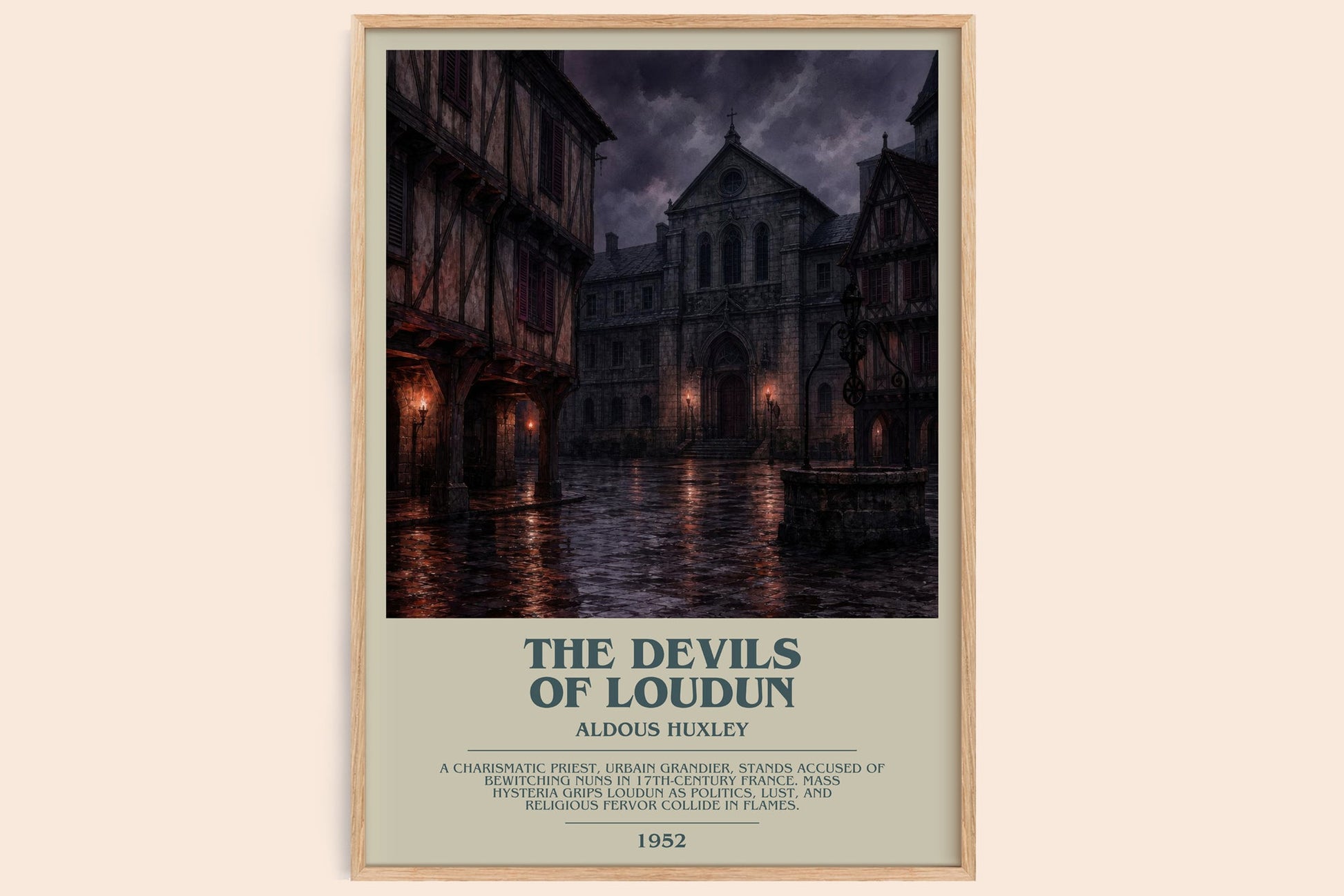 The Devils Of Loudun Bookish Wall Art by Aldous Huxley