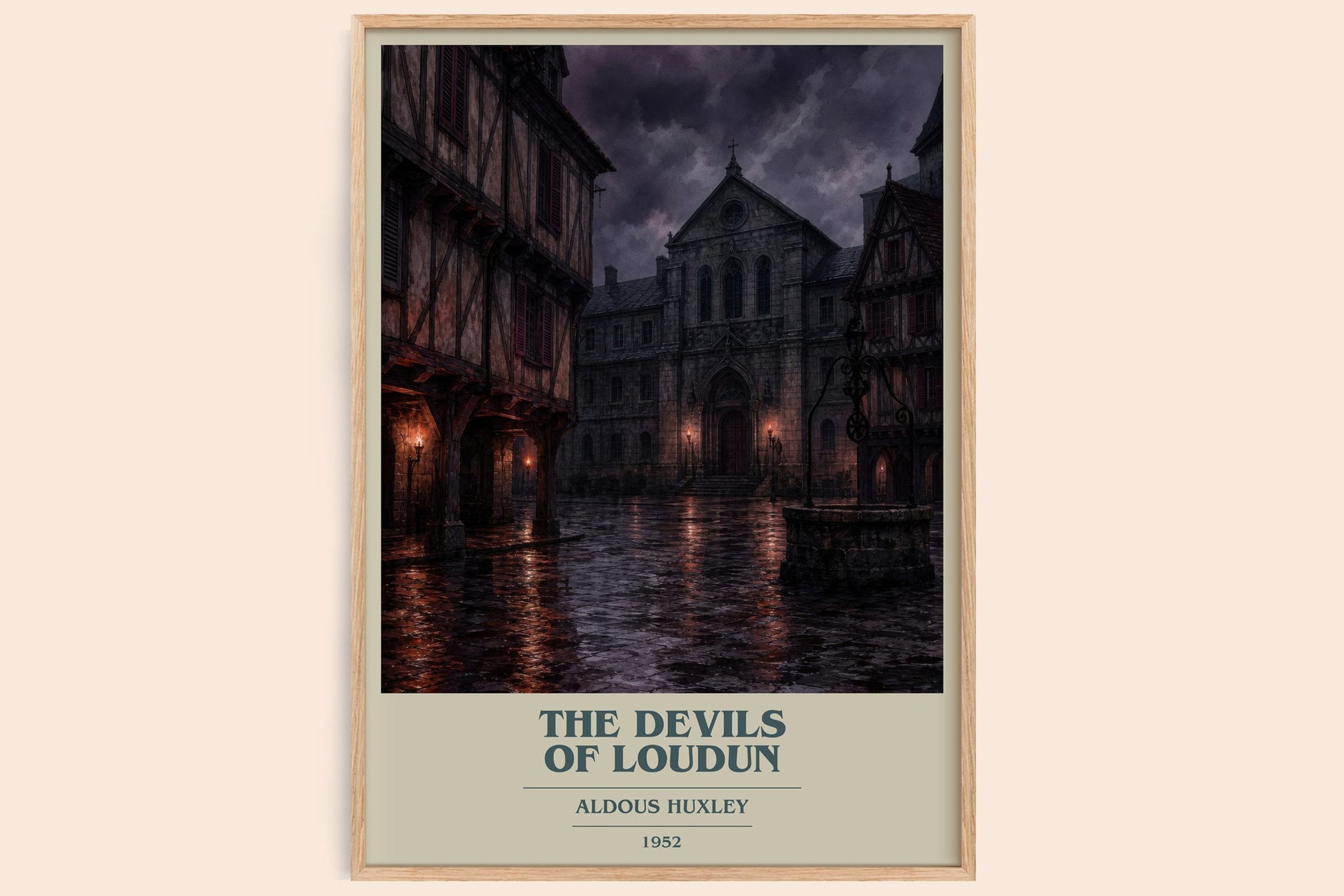 The Devils Of Loudun Book Cover Poster by Aldous Huxley