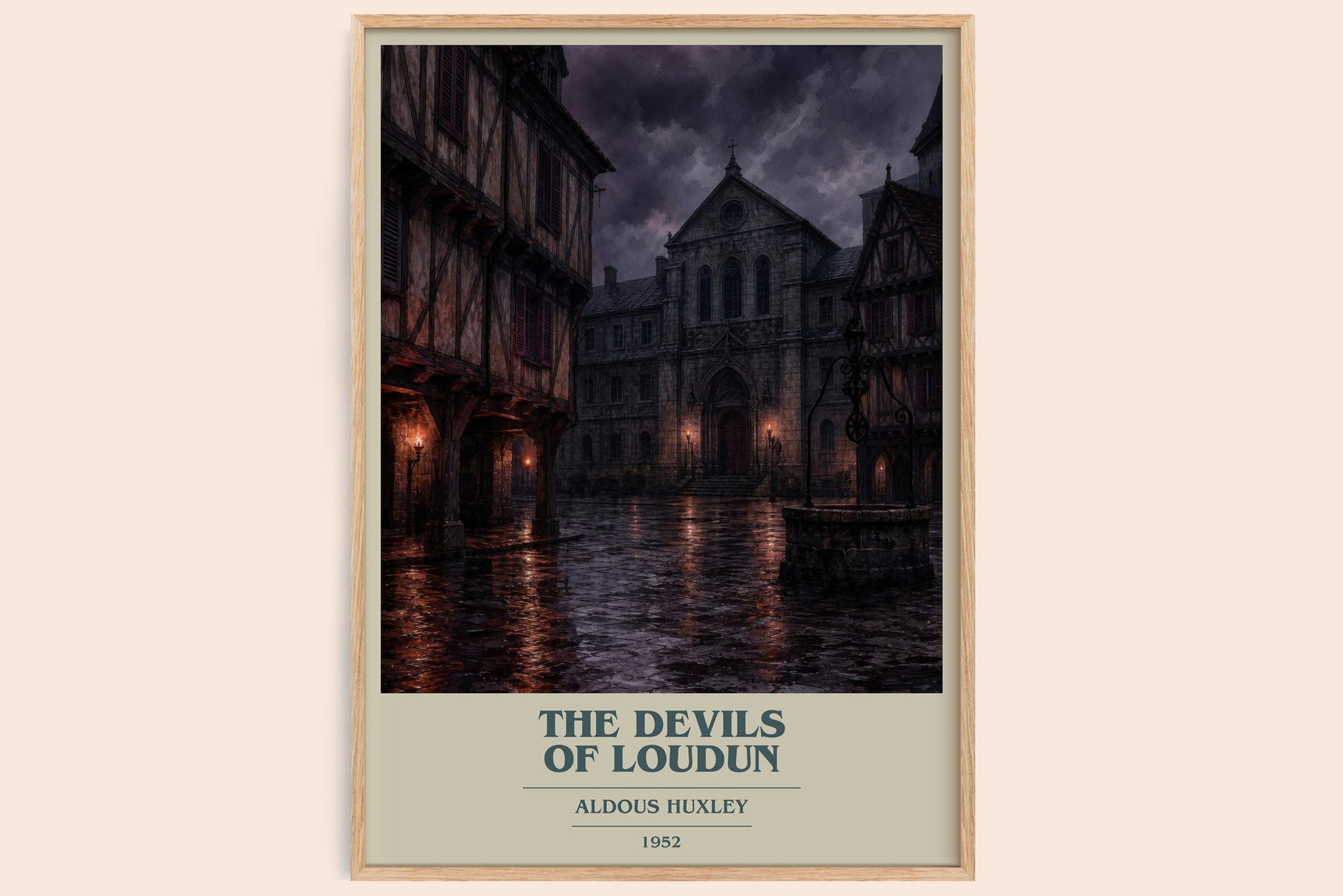 The Devils Of Loudun Book Cover Poster by Aldous Huxley