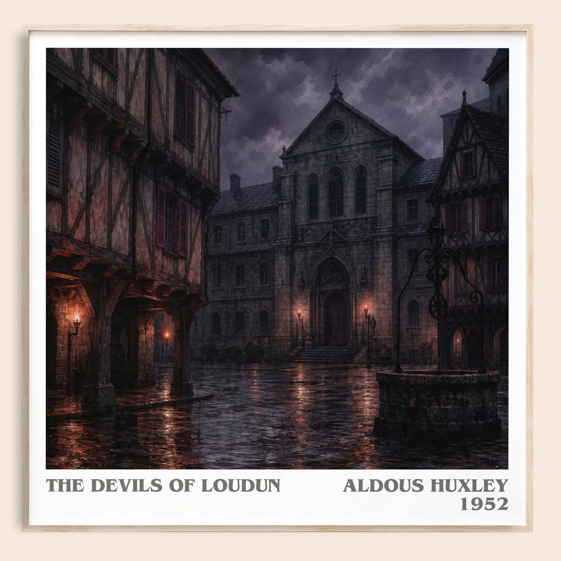 The Devils Of Loudun Literary Art Print by Aldous Huxley