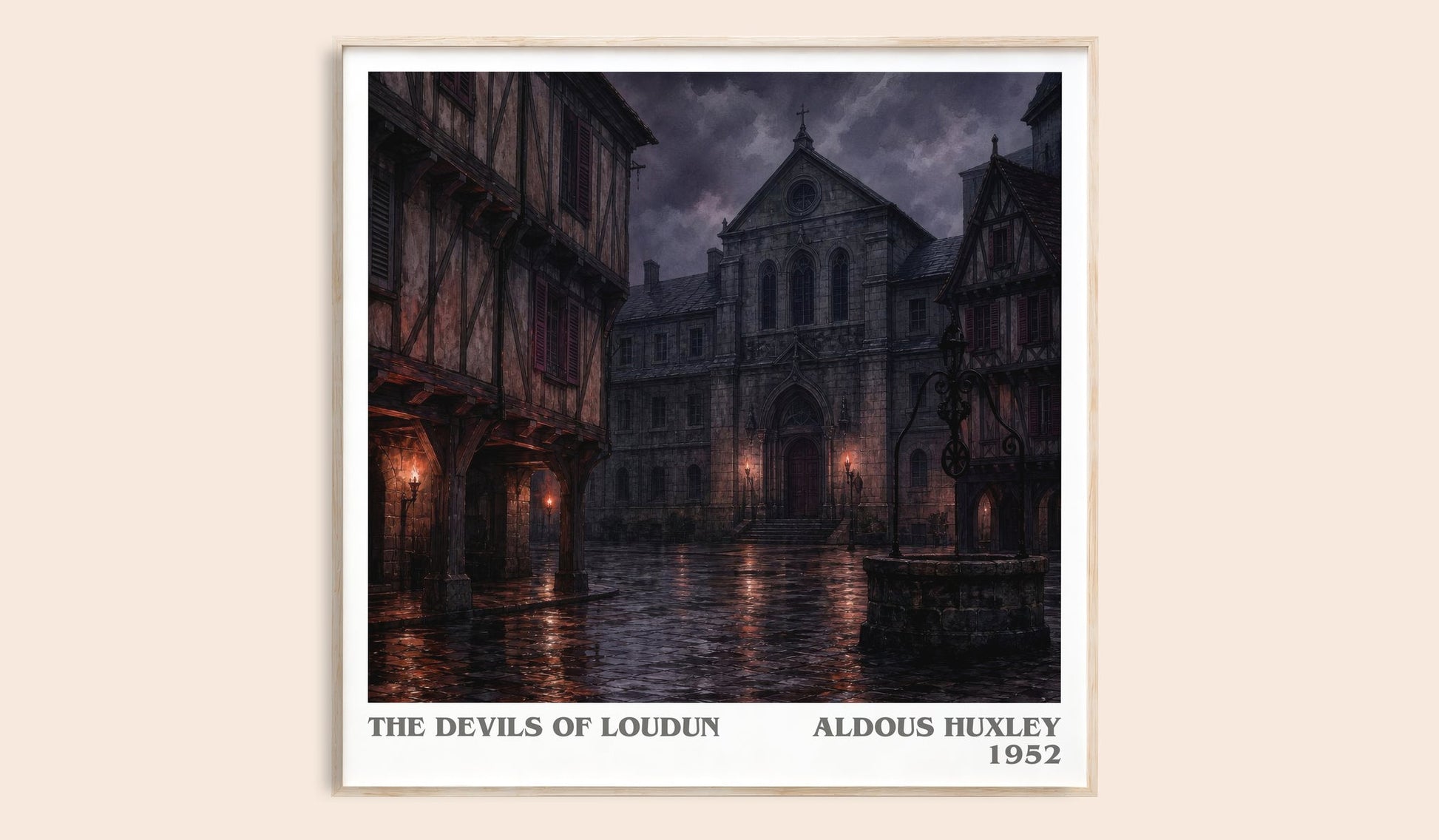 The Devils Of Loudun Literary Art Print by Aldous Huxley