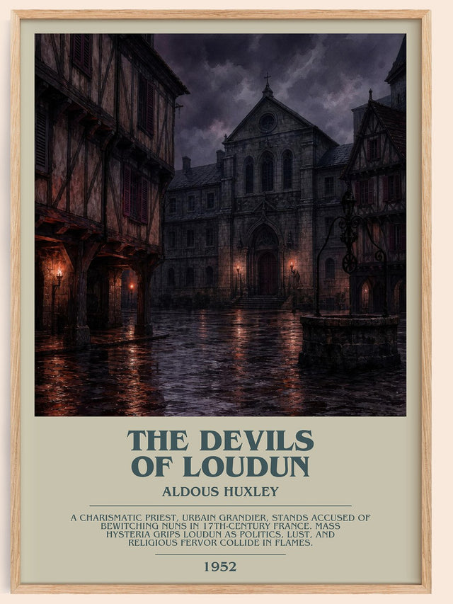 The Devils Of Loudun Bookish Wall Art by Aldous Huxley