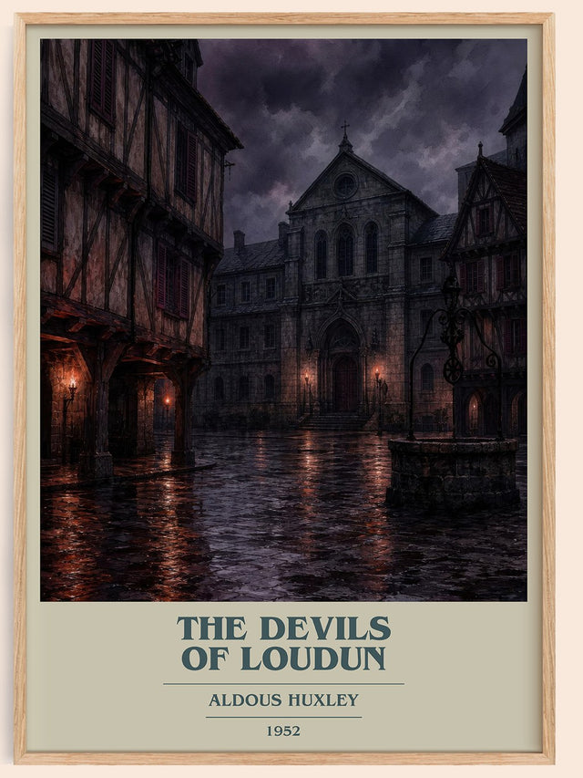 The Devils Of Loudun Book Cover Poster by Aldous Huxley