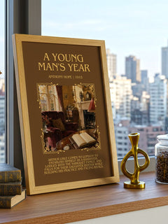 A Young Man'S Year Minimalist Book Poster by Anthony Hope – image 3