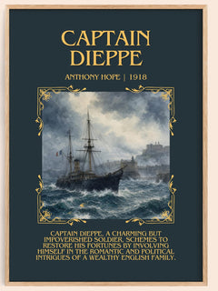 Captain Dieppe Minimalist Book Poster by Anthony Hope – image 1