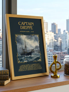 Captain Dieppe Minimalist Book Poster by Anthony Hope – image 3