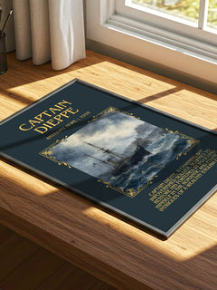 Captain Dieppe Minimalist Book Poster by Anthony Hope – image 4