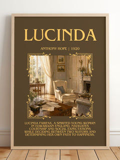Lucinda Minimalist Book Poster by Anthony Hope – image 2