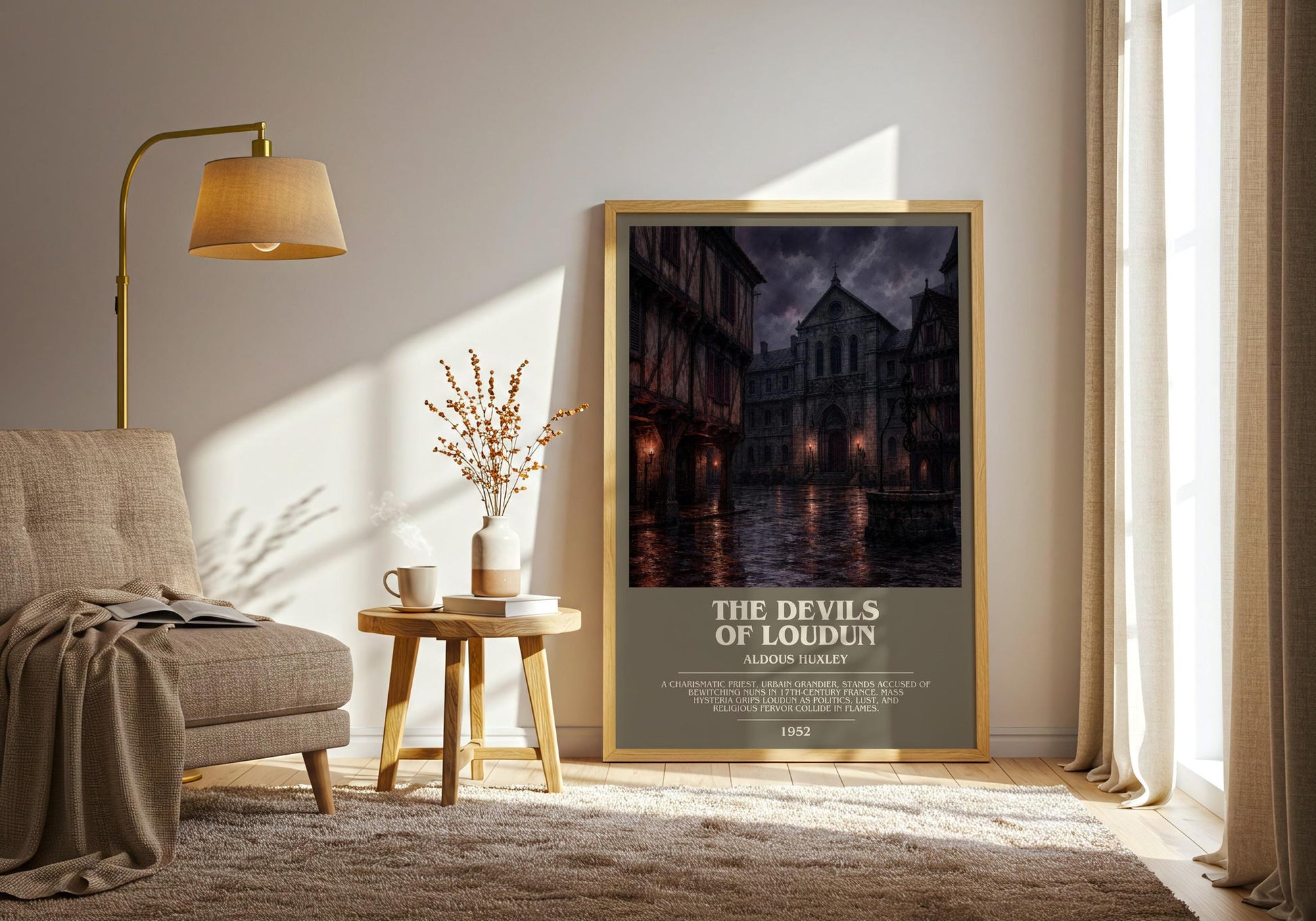 The Devils Of Loudun Bookish Wall Art by Aldous Huxley