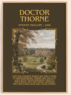 Doctor Thorne Minimalist Book Poster by Anthony Trollope – image 1
