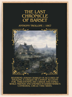Last Chronicle Of Barset Minimalist Book Poster by Anthony Trollope – image 1
