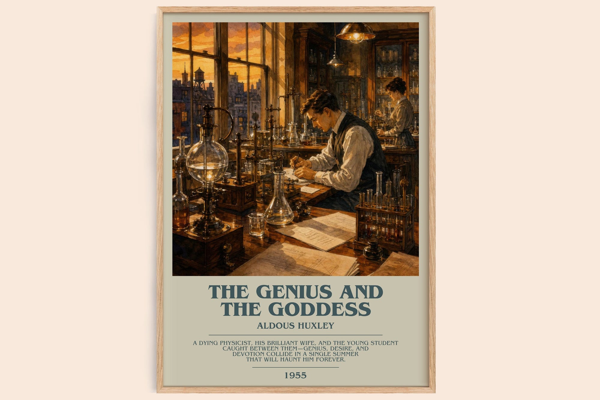 The Genius And The Goddess Bookish Wall Art by Aldous Huxley