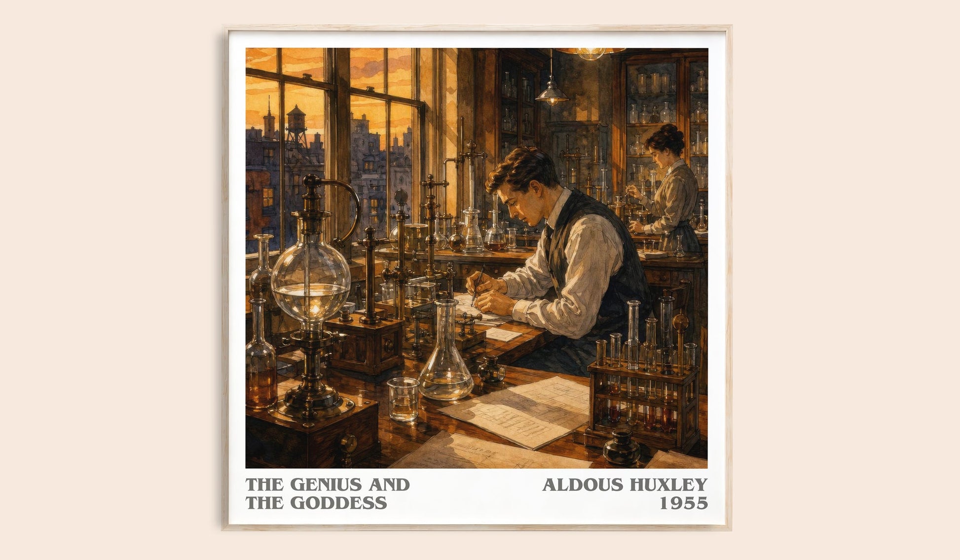 The Genius And The Goddess Literary Art Print by Aldous Huxley