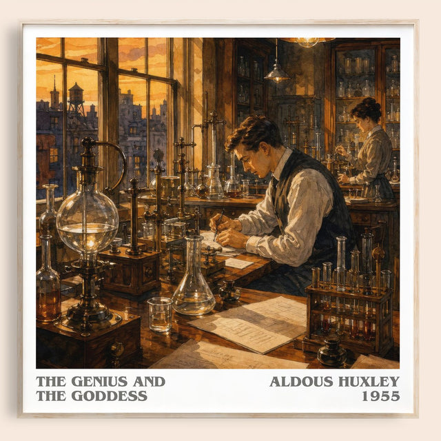 The Genius And The Goddess Literary Art Print by Aldous Huxley