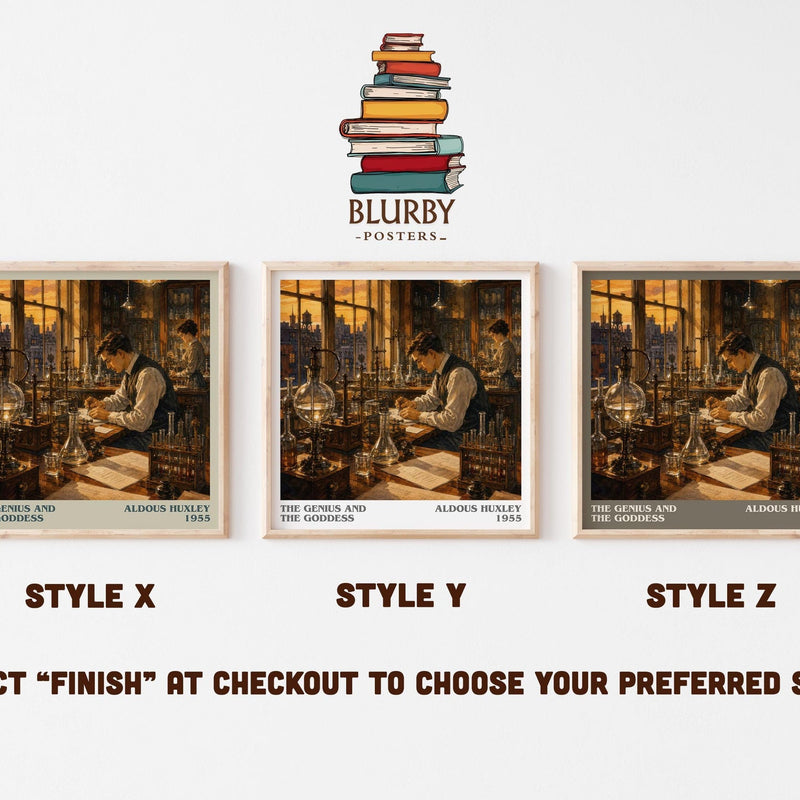 The Genius And The Goddess Literary Art Print by Aldous Huxley