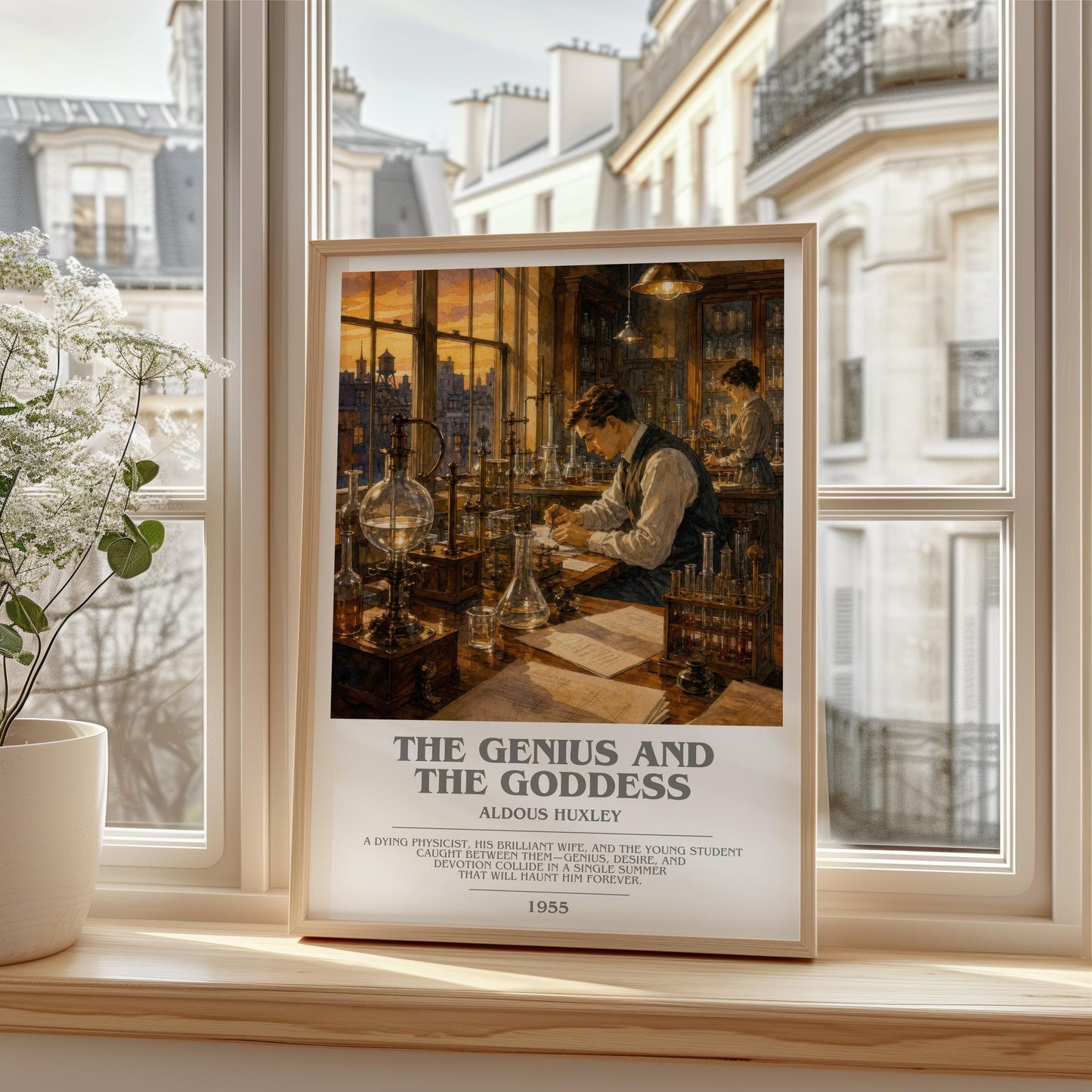 The Genius And The Goddess Bookish Wall Art by Aldous Huxley