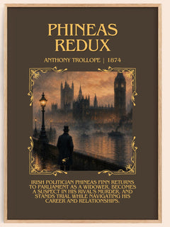 Phineas Redux Minimalist Book Poster by Anthony Trollope – image 1