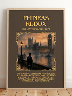 Phineas Redux Minimalist Book Poster by Anthony Trollope – image 2