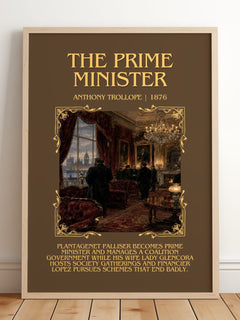 The Prime Minister Minimalist Book Poster by Anthony Trollope – image 2