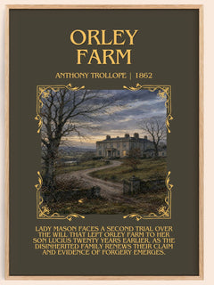 Orley Farm Minimalist Book Poster by Anthony Trollope – image 1