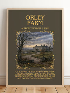 Orley Farm Minimalist Book Poster by Anthony Trollope – image 2
