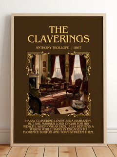 The Claverings Minimalist Book Poster by Anthony Trollope – image 2