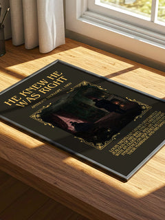 He Knew He Was Right Minimalist Book Poster by Anthony Trollope – image 4