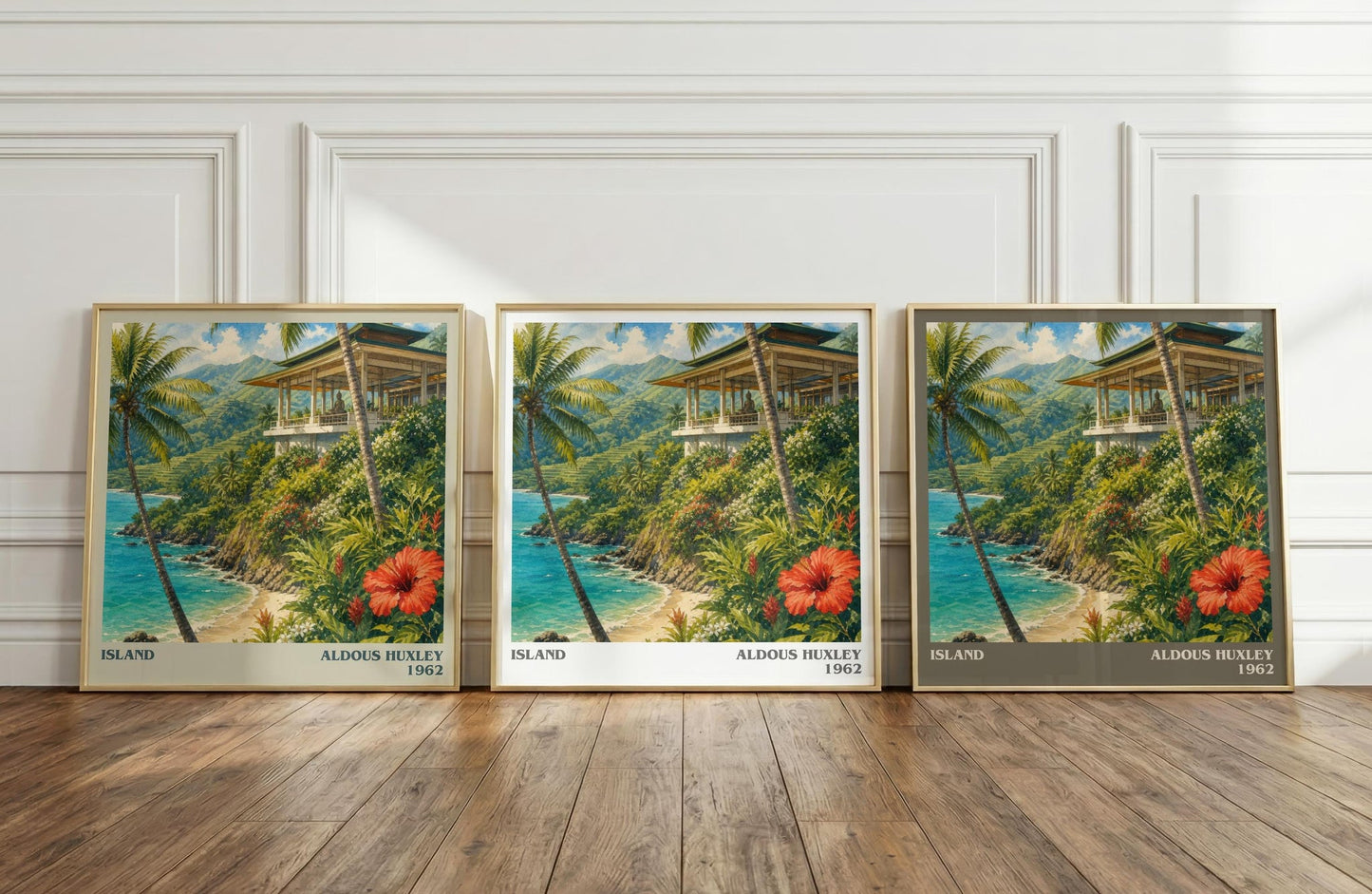 Island Literary Art Print by Aldous Huxley